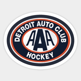 Defunct Detroit Auto Club Hockey Team Sticker